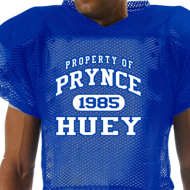 '85 Practice Jersey in Blue, front view