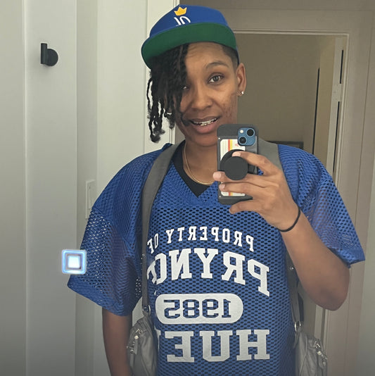 '85 Practice Jersey by Prynce Huey, porthole mesh