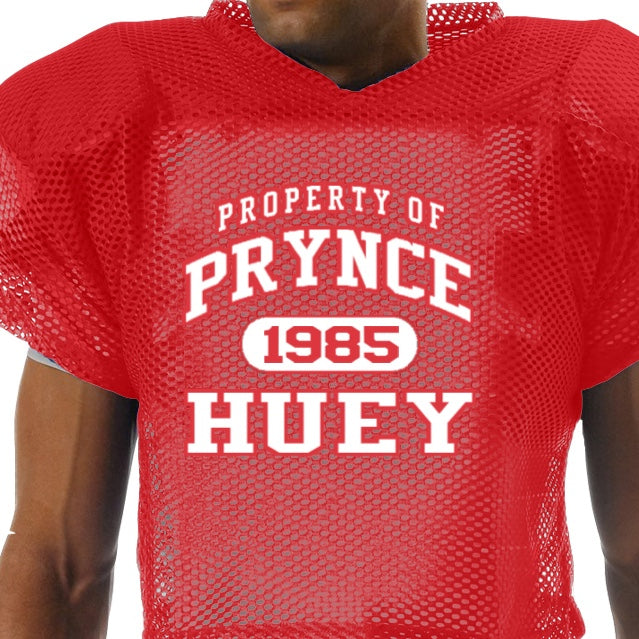 '85 Practice Jersey in Red, front view