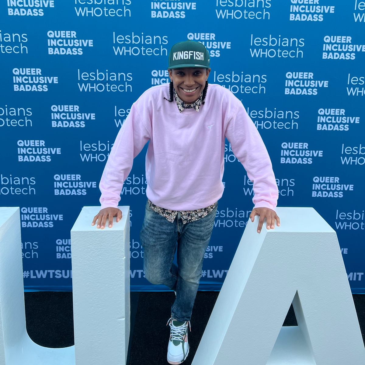 KINGFISH Snapback worn at an event