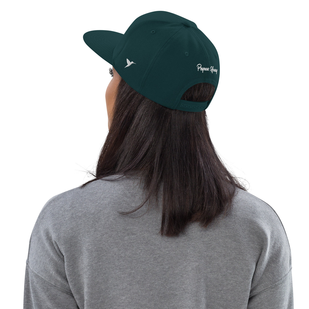 KINGFISH Snapback in Spruce, back view