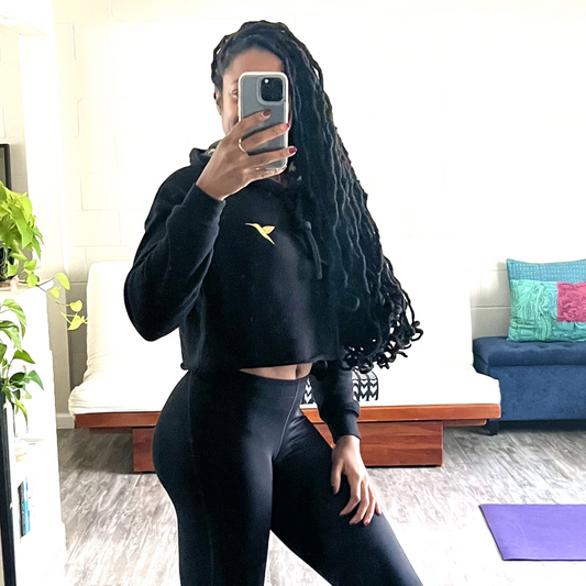 HMMR Crop Hoodie design photo