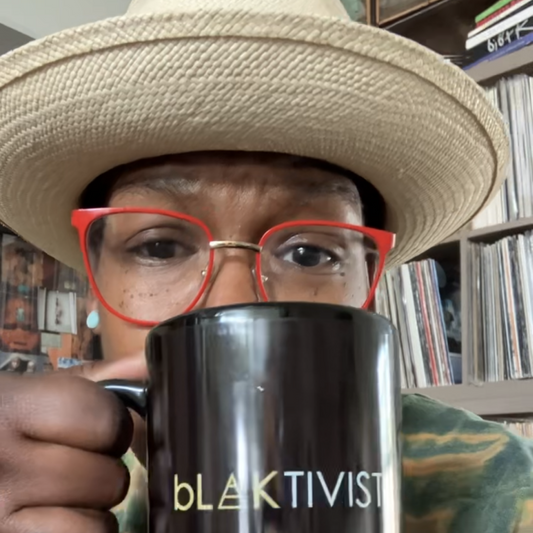 bLaKtivist 15oz black ceramic mug