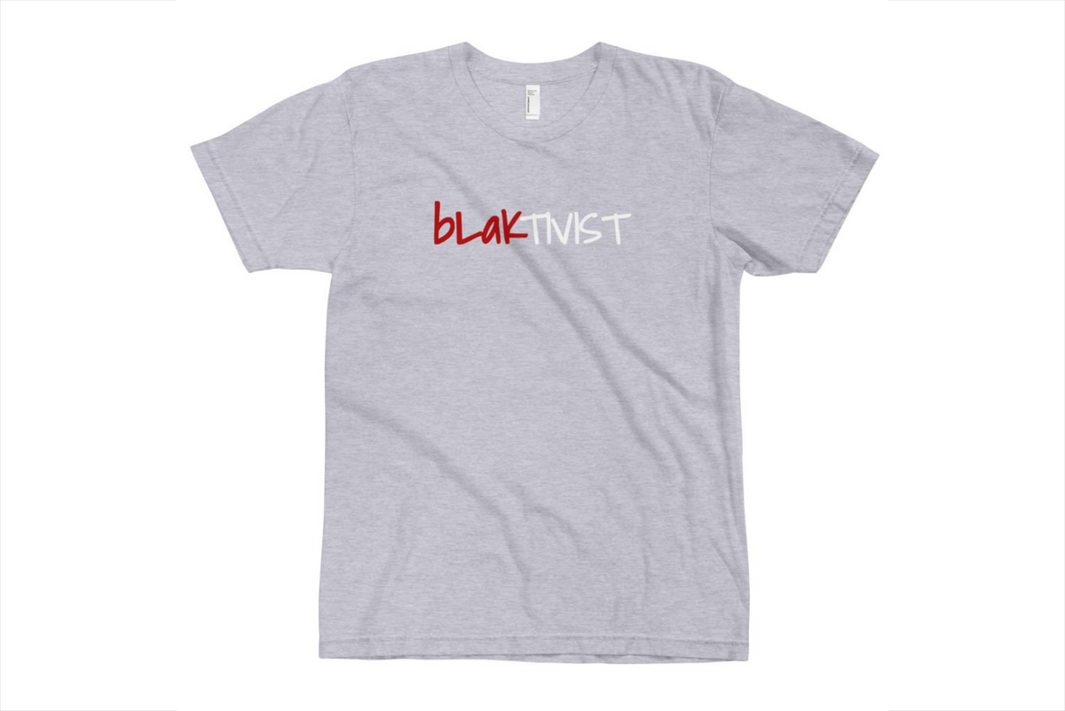 bLaKtivist Classic Logo T-Shirt in Heather Grey